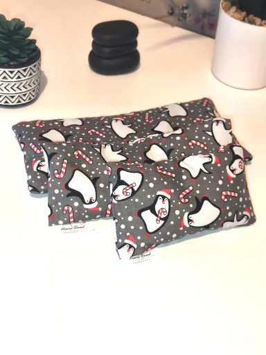 Handmade Heat Pack| Lavender | Reusable Microwavable Warmer | Cold Pack | Washable Cover | Winter Design |